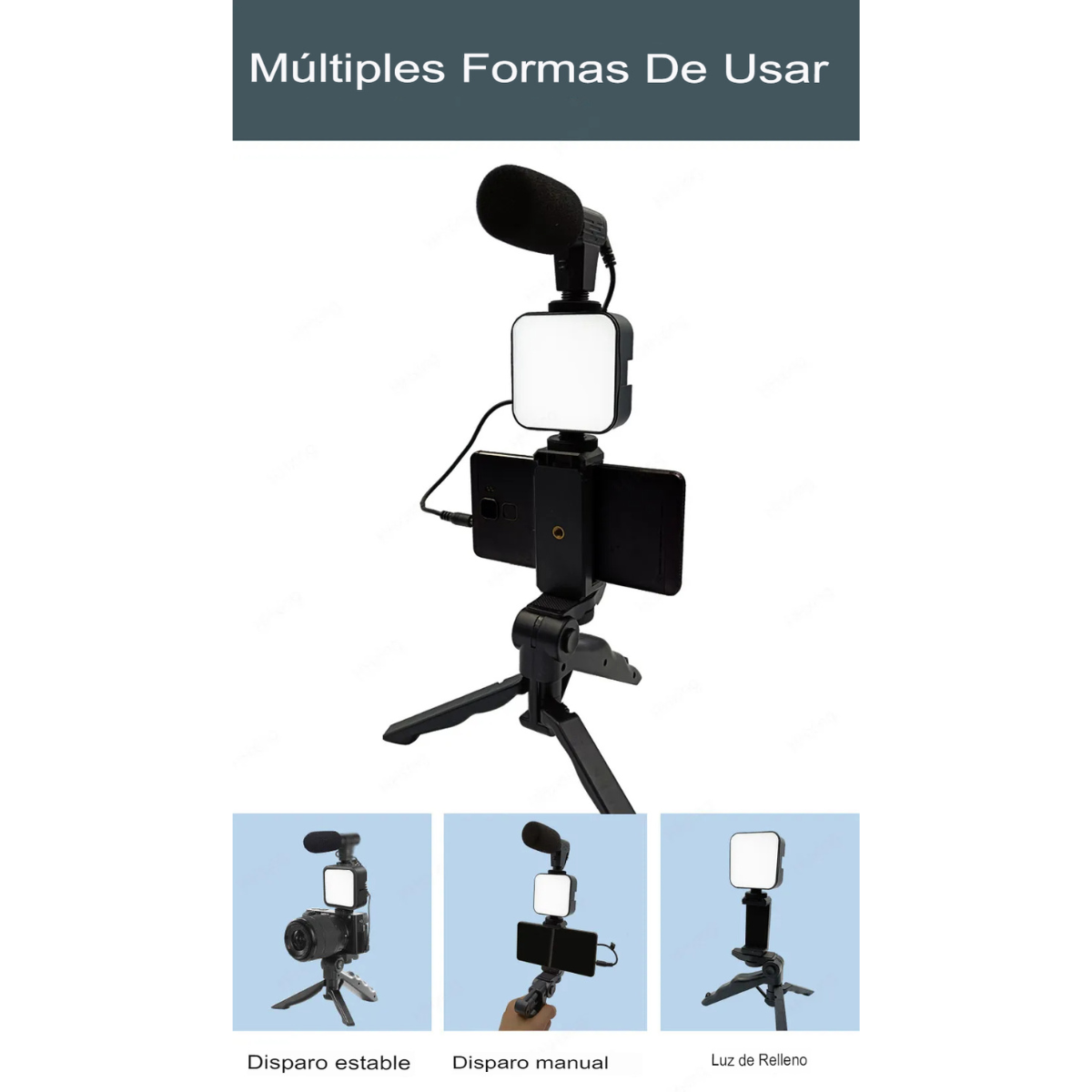 FlexCapture™ - Kit de trípode para Grabación